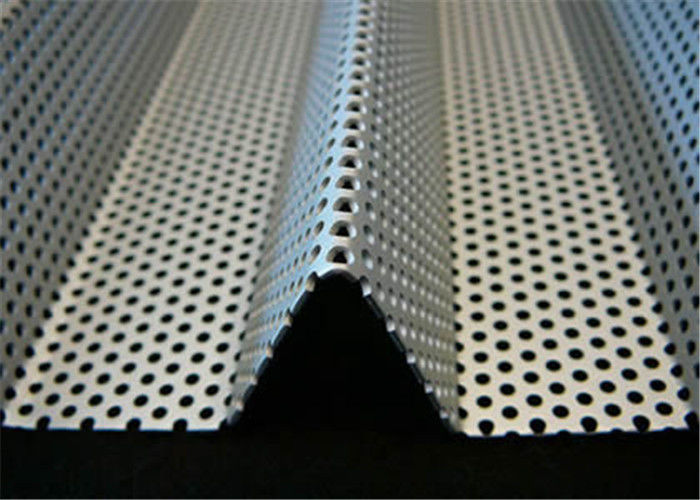 3mm Thick  Aluminum Perforated Metal , Powder Coated Perforated Alum Sheet AA1100